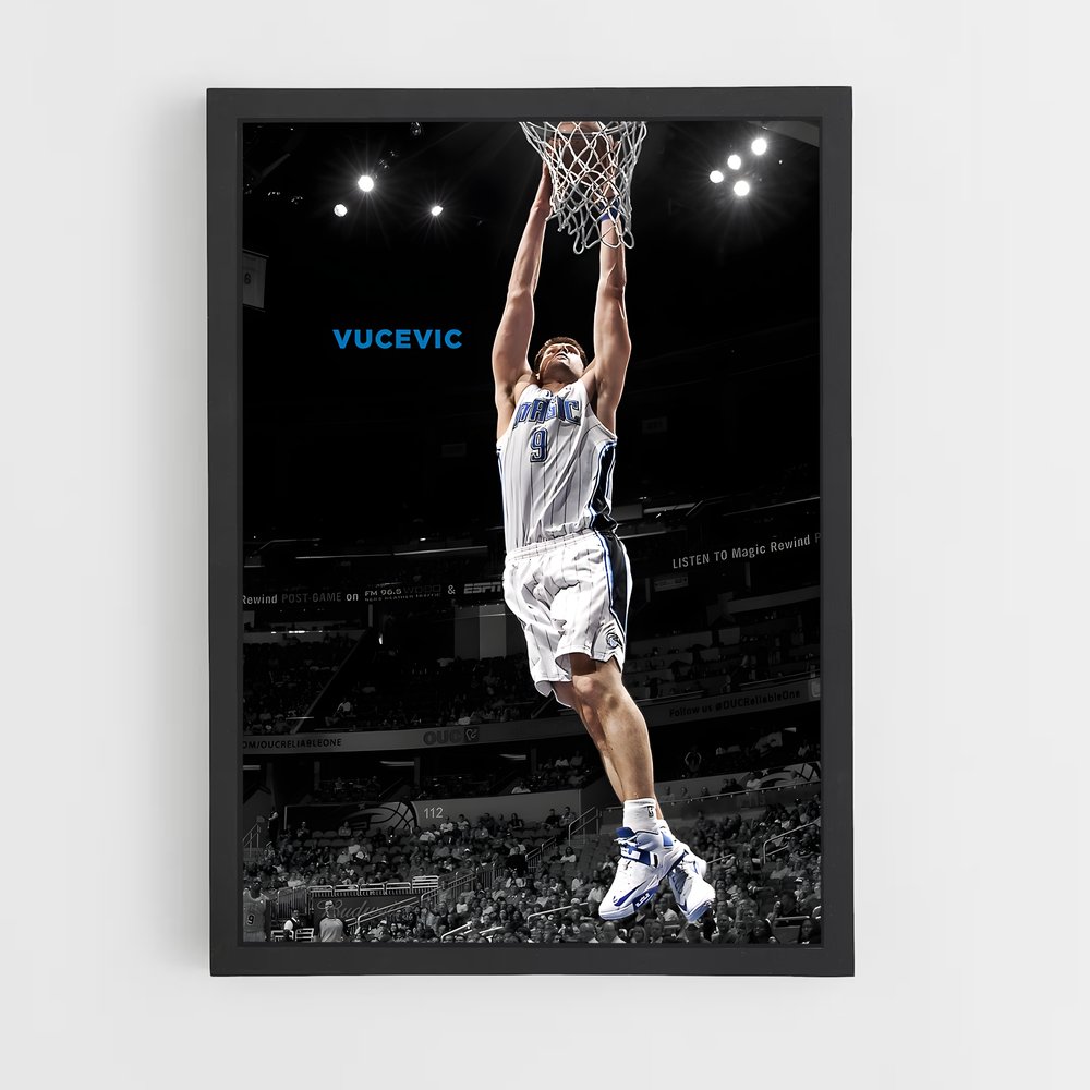 Poster Nikola de vucevic – affiche Basketball (vue 2)